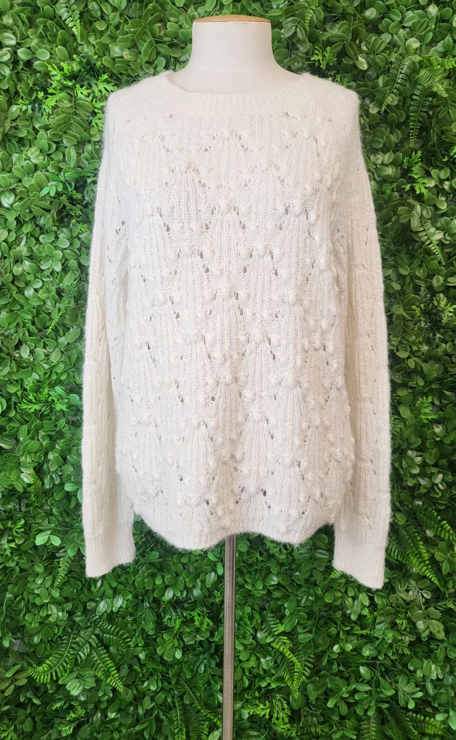 Portmans Cream Bobble Knit (14)