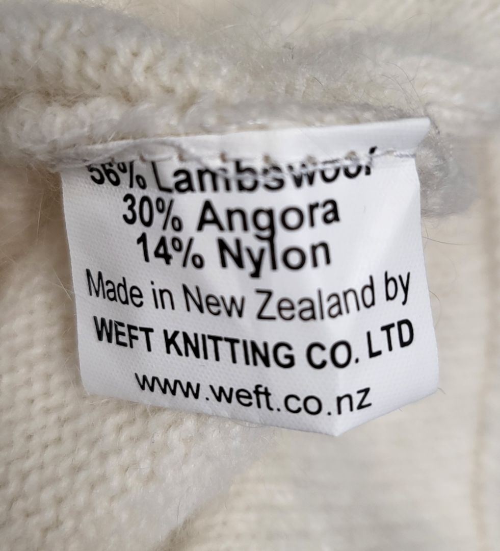 Colonial Concepts Cream Lambswool Angora Knit (12)