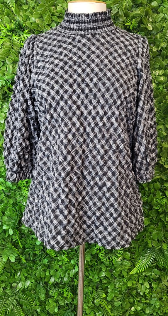 Lollys Laundry Check Bobby Blouse (12)