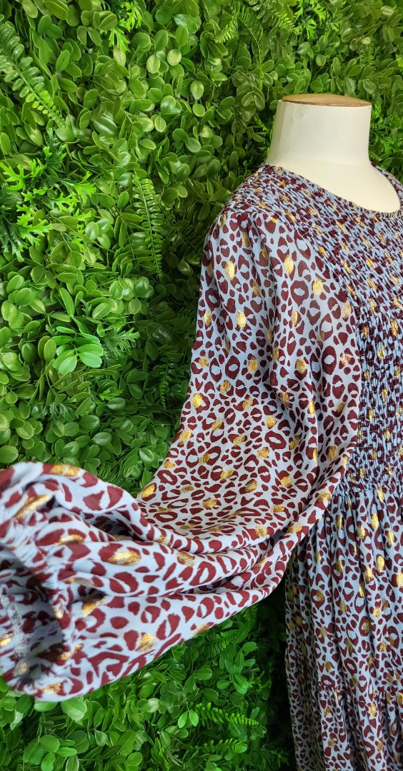 Augustine Animal Shirred Maxi (12)