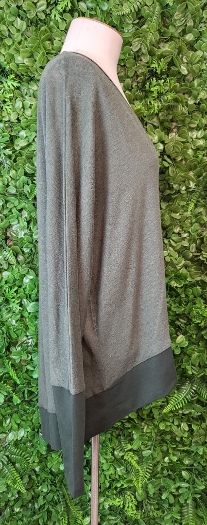 Moss Olive Drape Top BNWT (10)