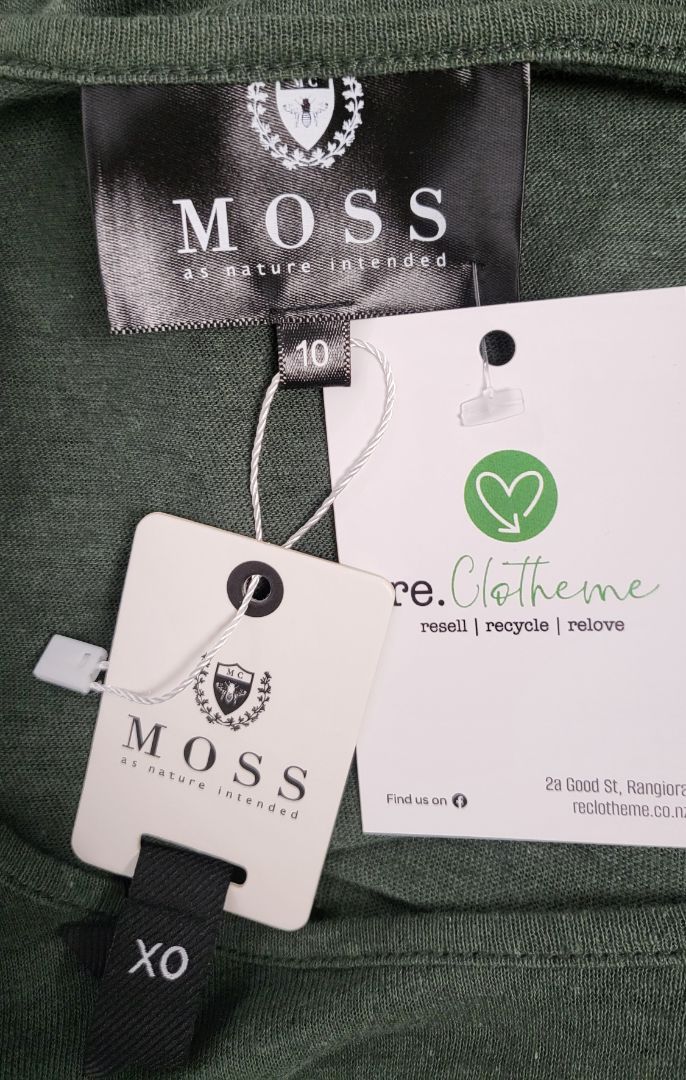 Moss Olive Drape Top BNWT (10)