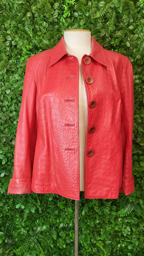 Caroline Moore Red Leather Jacket (14)