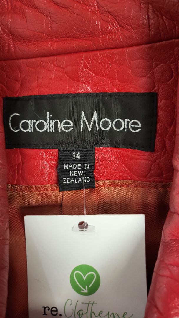 Caroline Moore Red Leather Jacket (14)