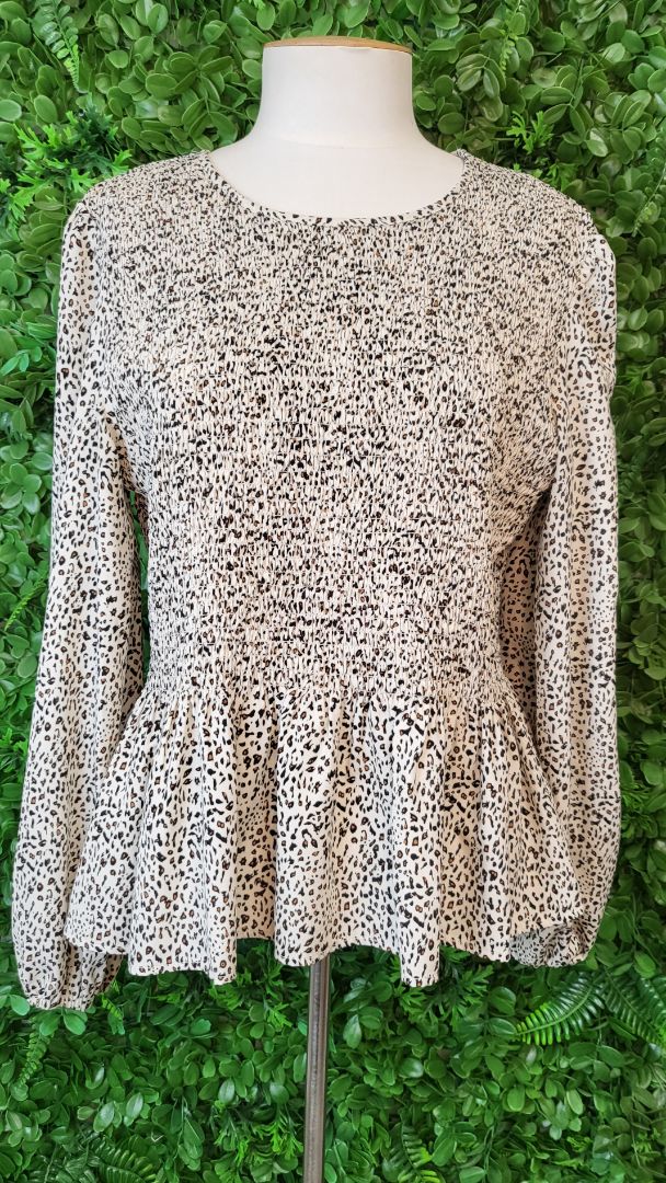 Billie The Label Animal Shirred Top (14)