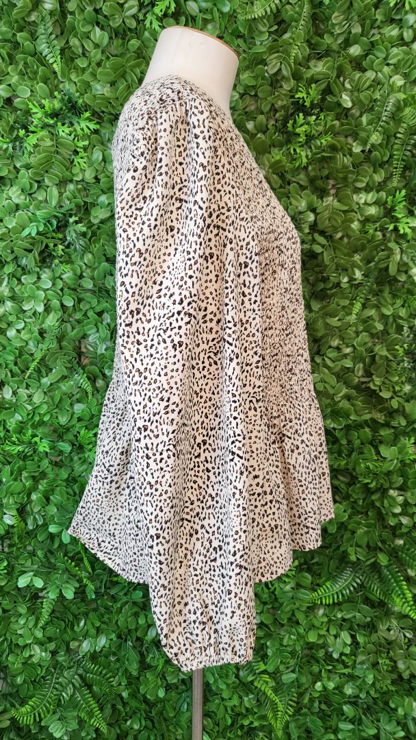 Billie The Label Animal Shirred Top (14)