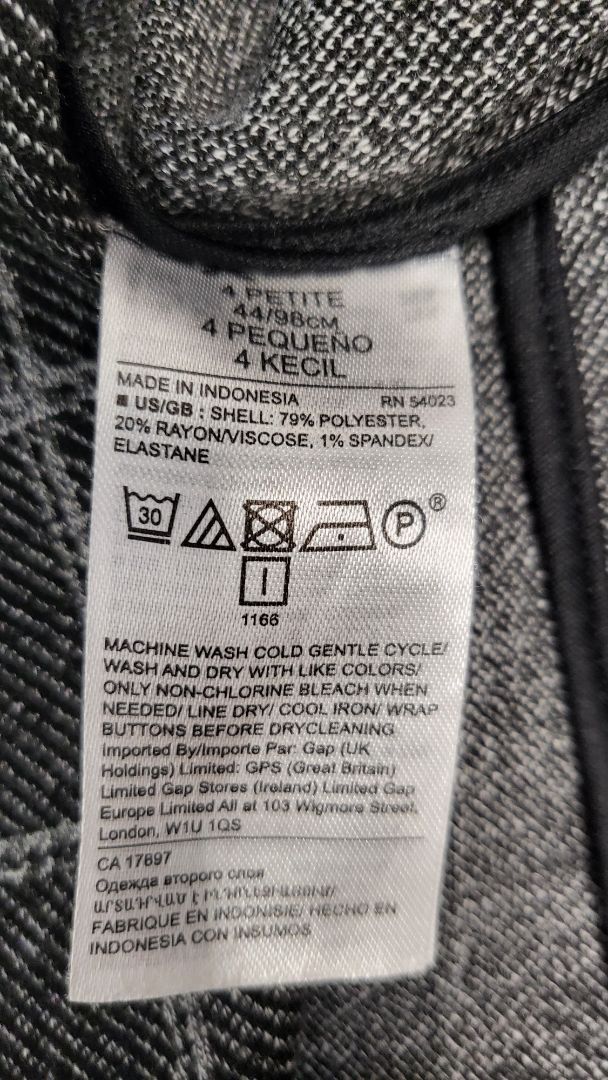 Banana Republic Grey Check Blazer (8)