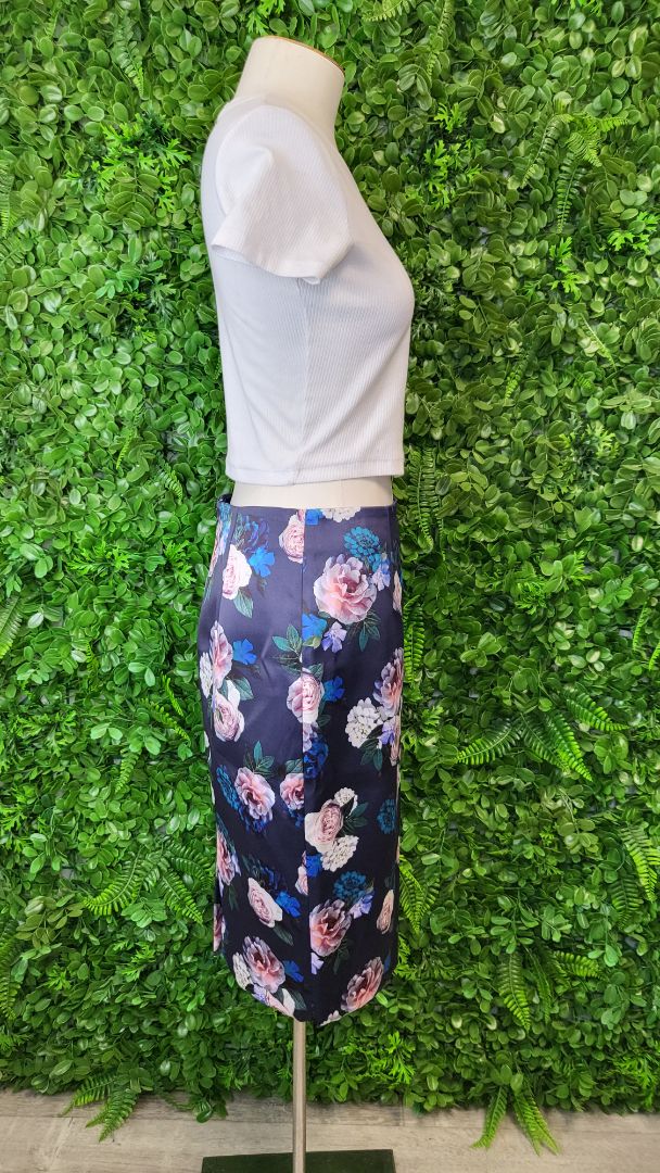 Forever New Floral Pencil Skirt (10)