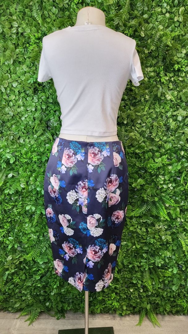 Forever New Floral Pencil Skirt (10)