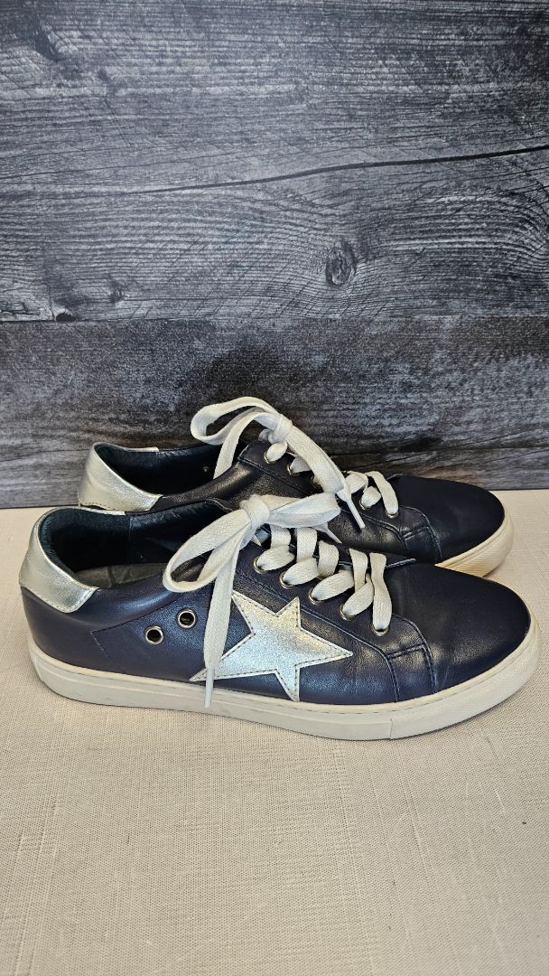 Andrea Biani Navy Star Sneaker (38)