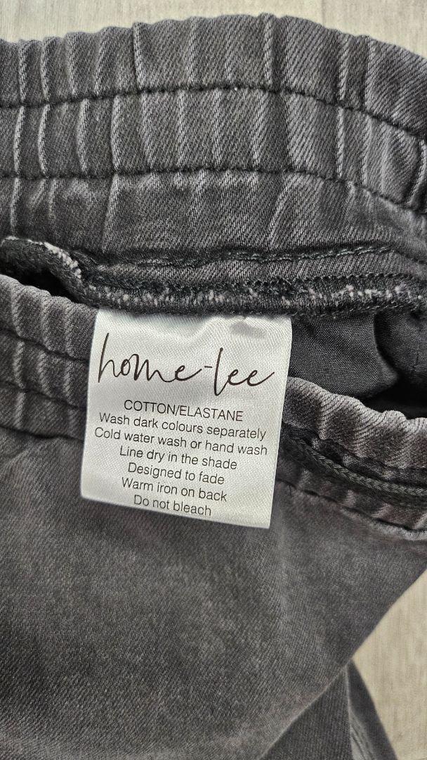 Home-Lee Washed Black Jogger Jean BNWT (8)