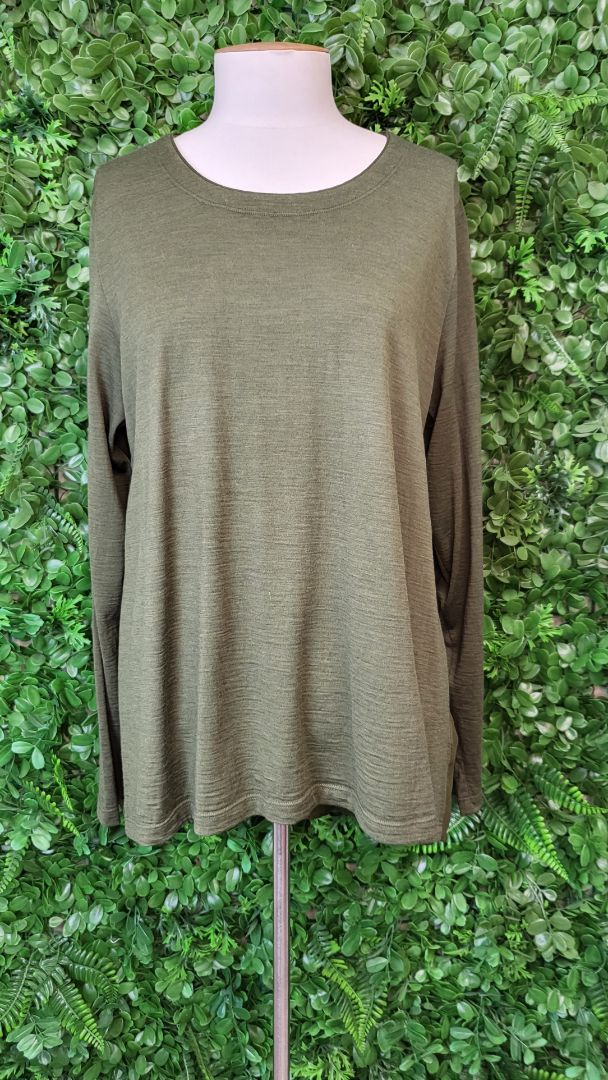 Foil Khaki Long Sleeve Merino (16)