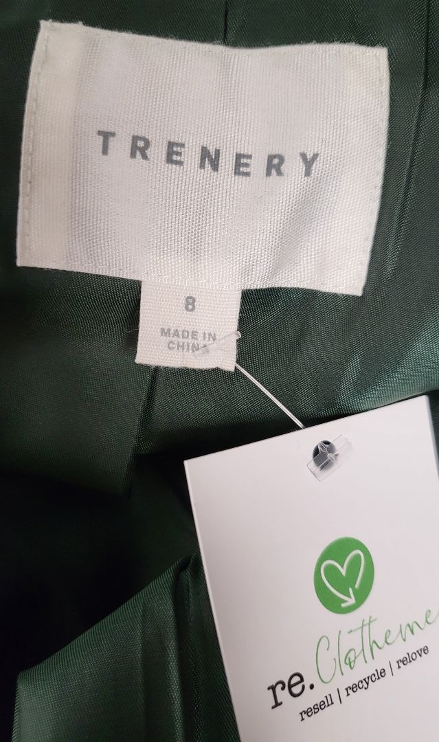 Trenery Green Cord Biker Jacket (8)