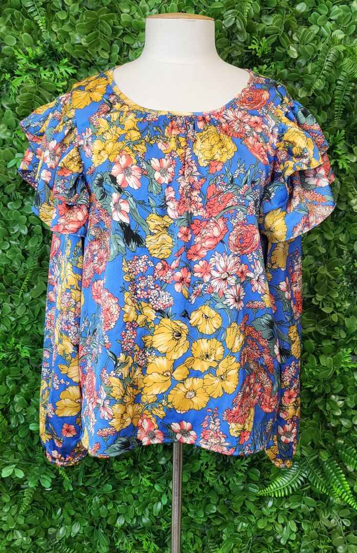 Augustine Floral Top (10-12)