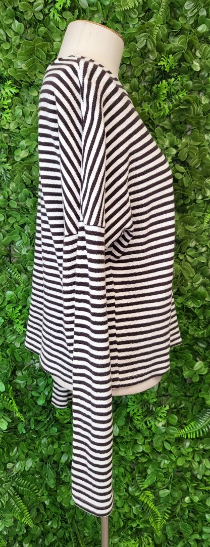 RVCA White/Brown Long Sleeve Tee (10)