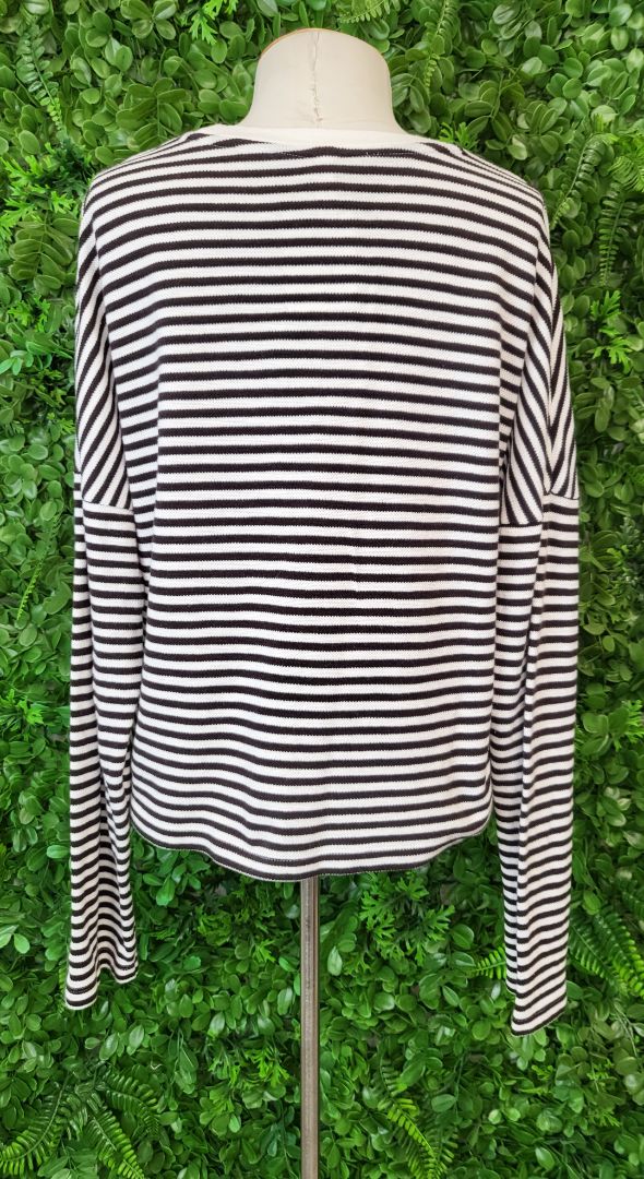 RVCA White/Brown Long Sleeve Tee (10)