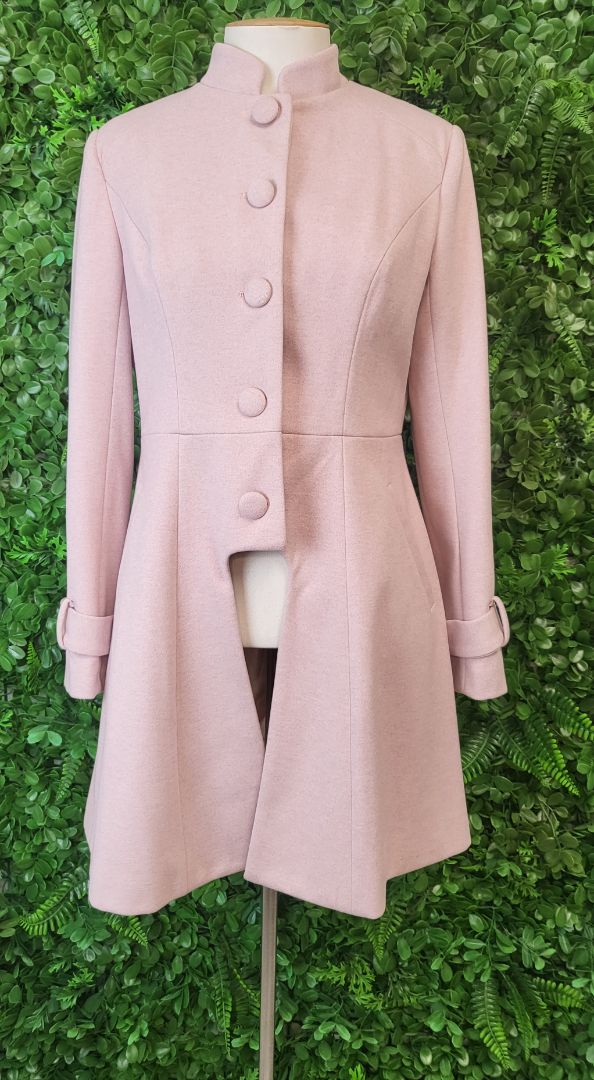 Honey & Beau Pink Swing Coat (10)