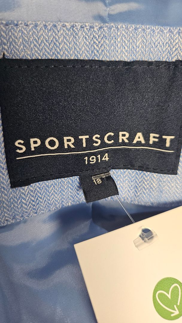 Sportscraft Blue Linen Blazer (18)