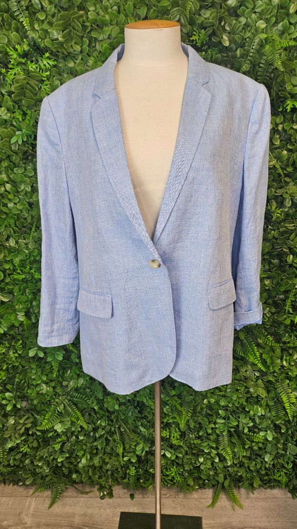 Sportscraft Blue Linen Blazer (18)
