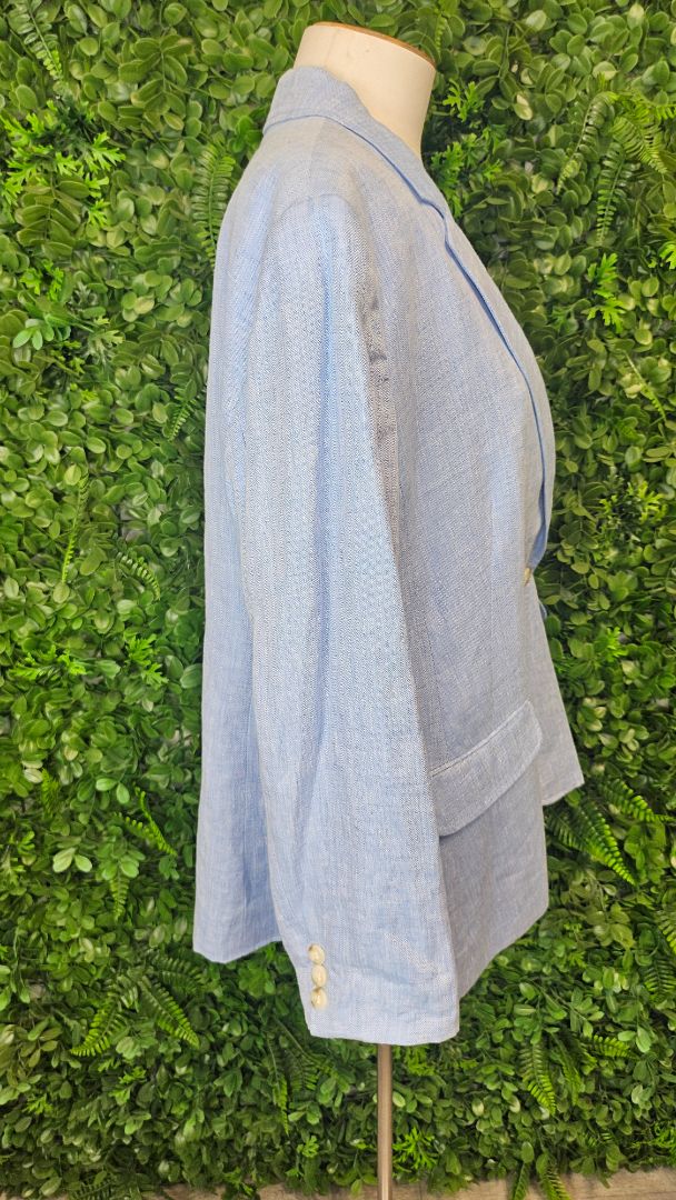 Sportscraft Blue Linen Blazer (18)