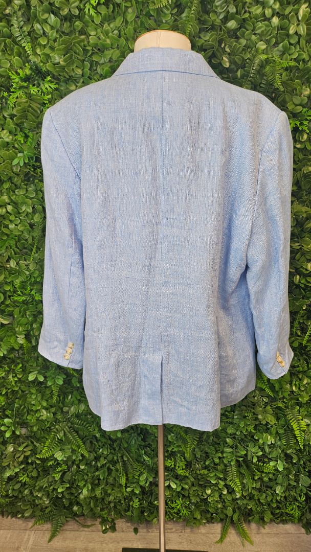Sportscraft Blue Linen Blazer (18)