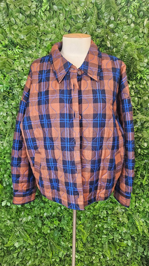 Boom Shankar Brown/Blue Quilted Jacket (14)