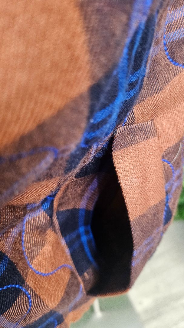 Boom Shankar Brown/Blue Quilted Jacket (14)