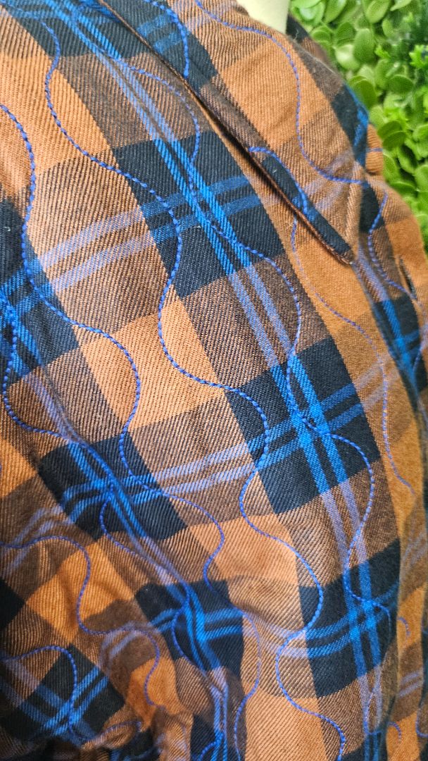 Boom Shankar Brown/Blue Quilted Jacket (14)