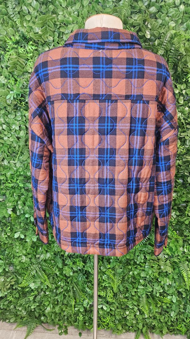 Boom Shankar Brown/Blue Quilted Jacket (14)