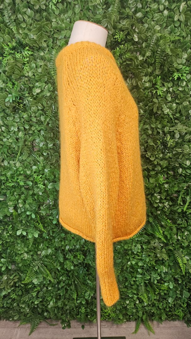 Zara Mustard Chunky Knit (12-14)