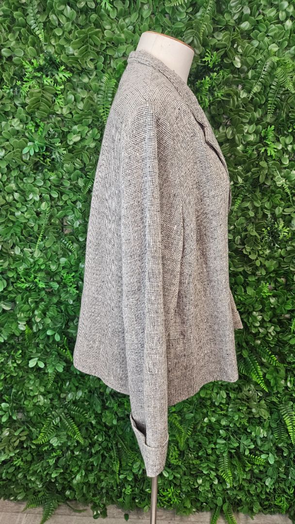 Bidwear Neutral Linen Textured Blazer (18)