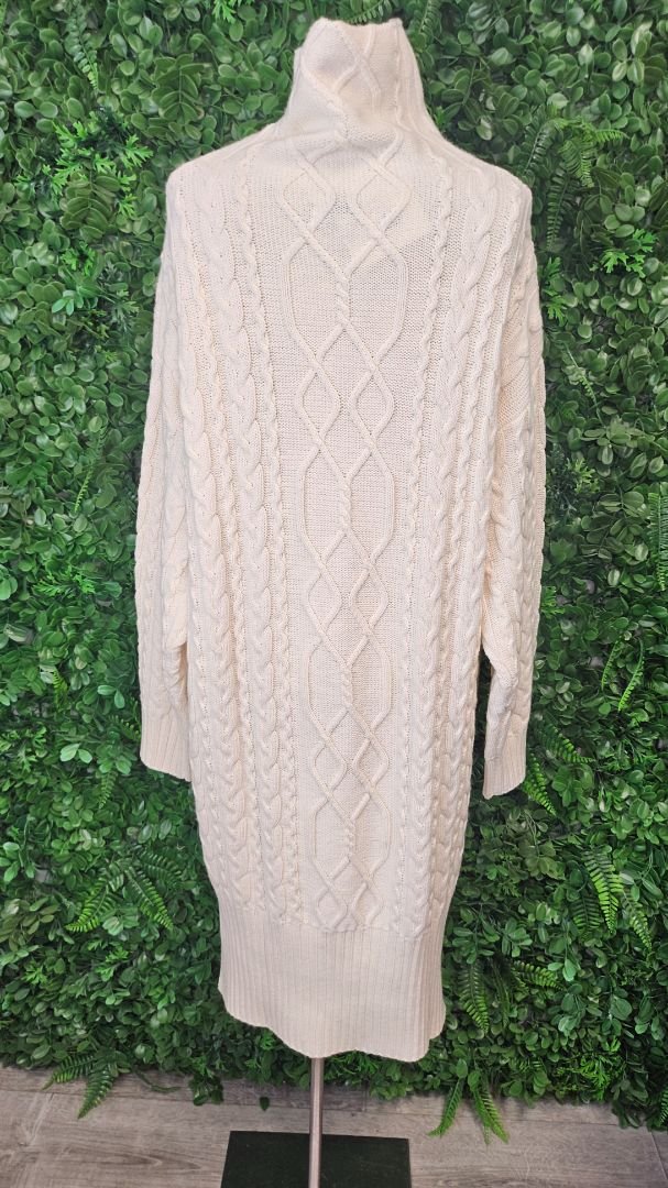 Drama The Label Cream Cable Knit Dress (12)