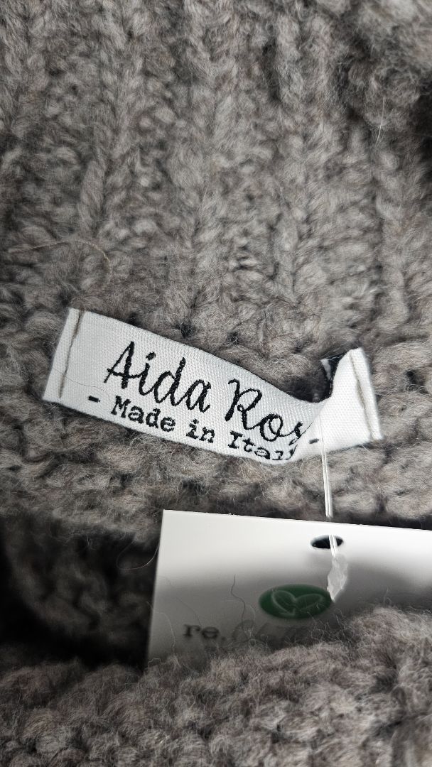 Aida Rose Brown Chunky Knit (OSFM)