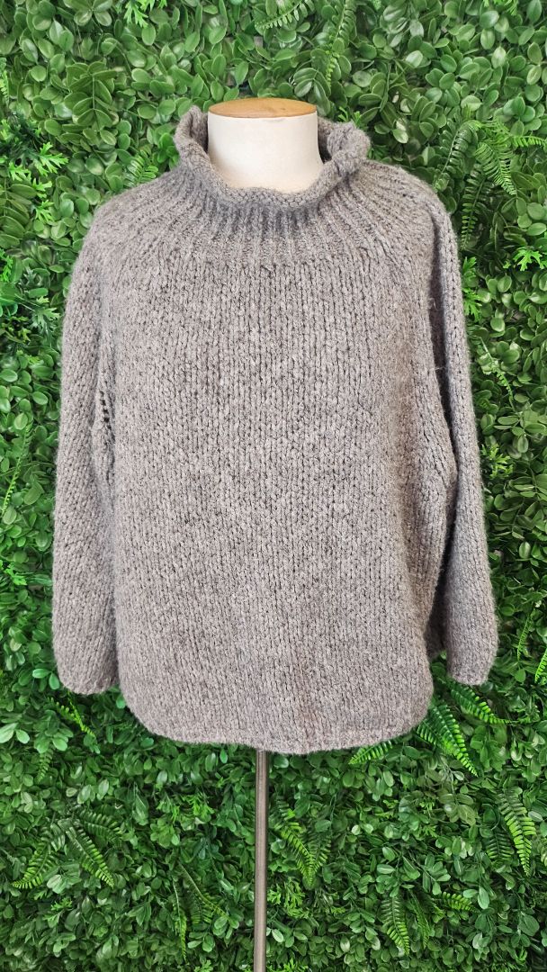 Aida Rose Brown Chunky Knit (OSFM)