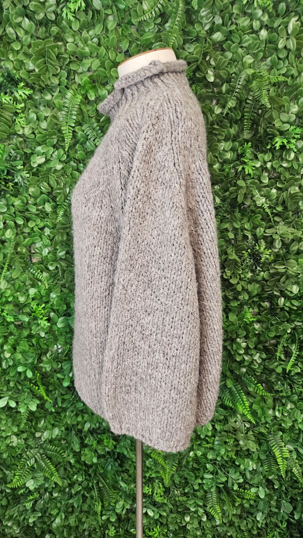 Aida Rose Brown Chunky Knit (OSFM)