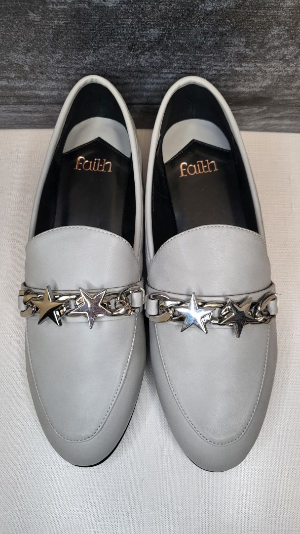 Faith Grey Loafer (39)