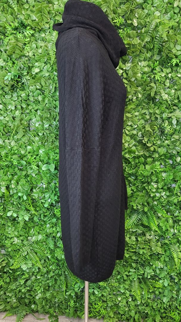 Ivy Blu Black Merino Knit Dress (10)