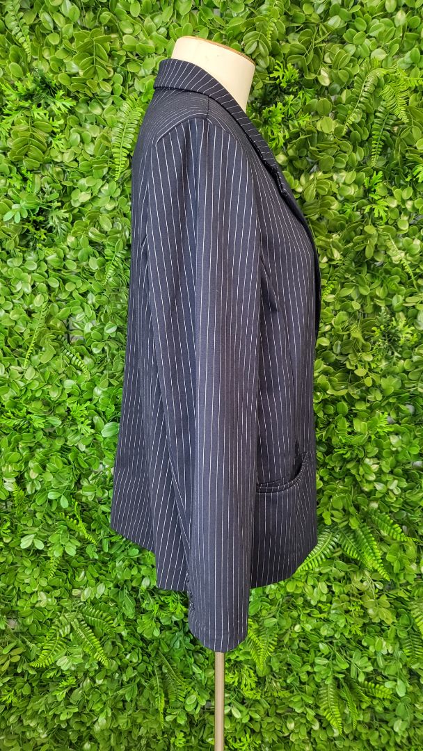 Liverpool Navy Pinstripe Blazer (14)