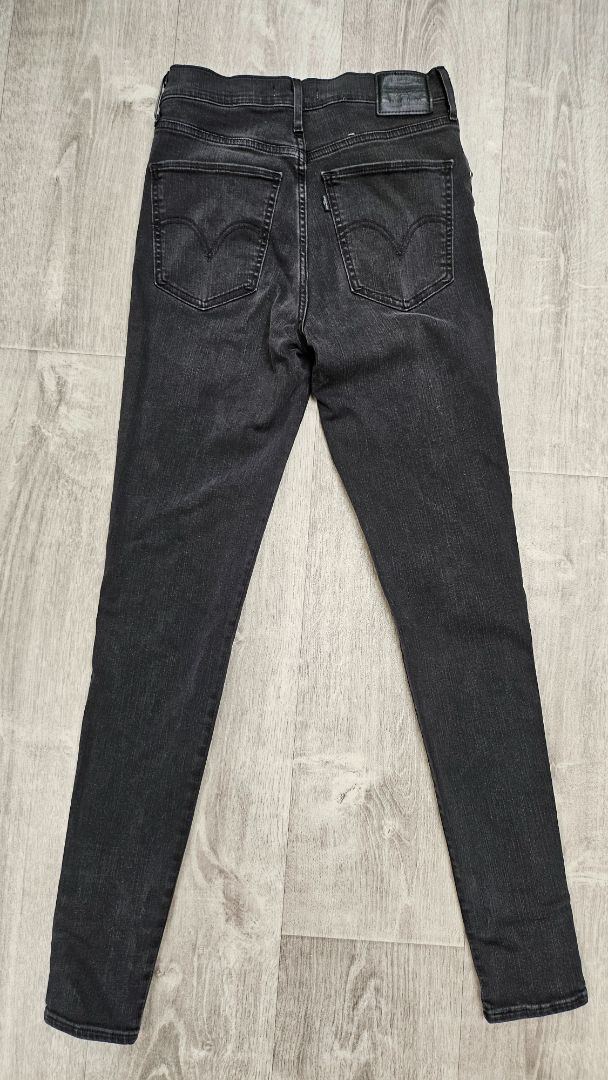 Levi Washed Black Mile High Super Skinny Jean (10)
