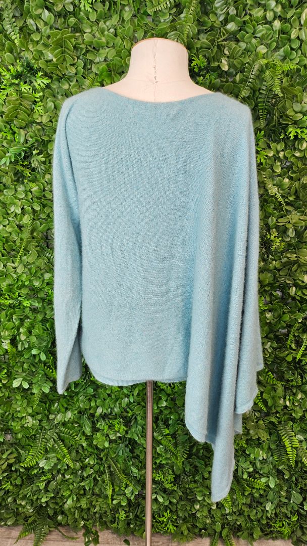 Untouched World Aqua Poncho Knit (12)