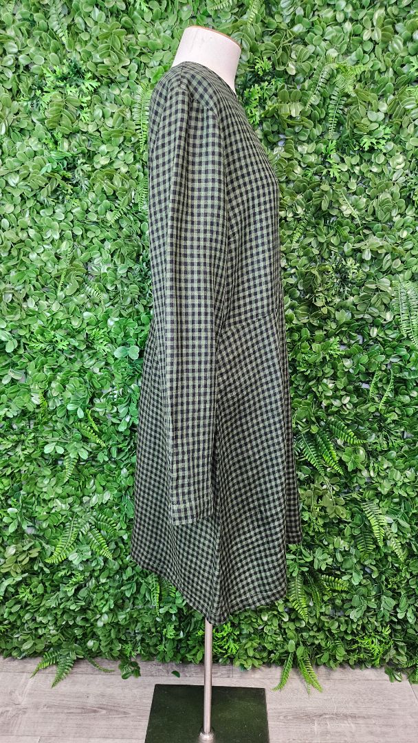 Max Green Gingham Gemma Dress BNWT (16)