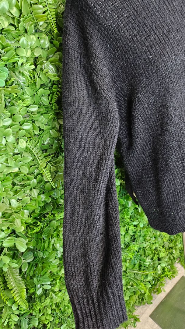 Stella & Gemma Black Rolled Neck Knit BNWT (12)