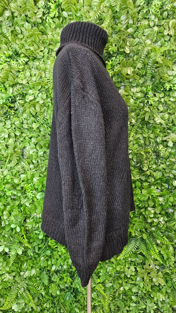Stella & Gemma Black Rolled Neck Knit BNWT (12)