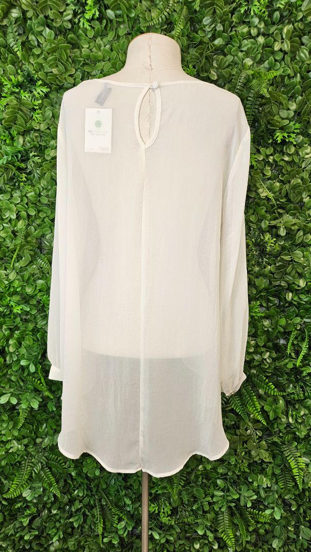 David Pond Cream Sheer Blouse (10)