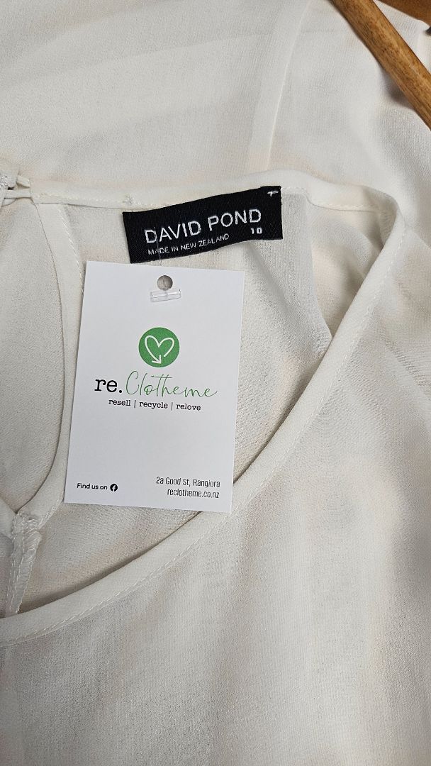 David Pond Cream Sheer Blouse (10)
