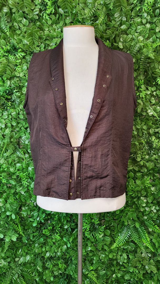 Cinderella Bronze Metallic Vest (12-14)