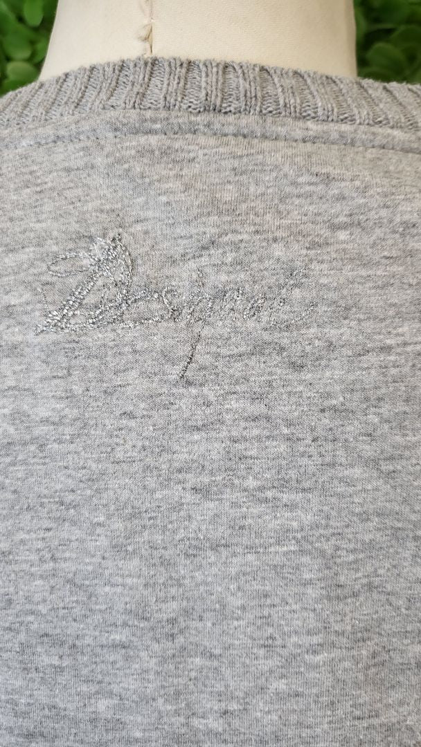 Desigual Grey Sequin Heart (10)