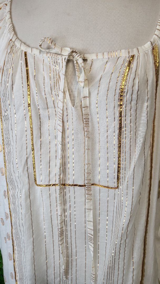 Caju Cream/Gold Resort Top (14)