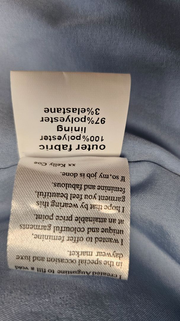 Augustine Dusty Blue Bobbie Coat BNWT (14)
