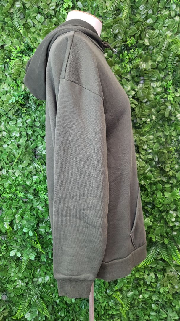 Puma Khaki Logo Hoodie (12)